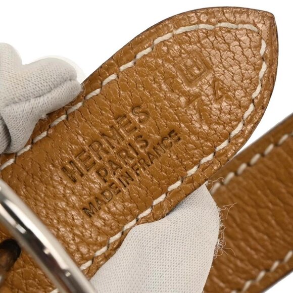 Hermes Natural Sable Chevre Myzore Trim 24 Handbag - Picture 8 of 10